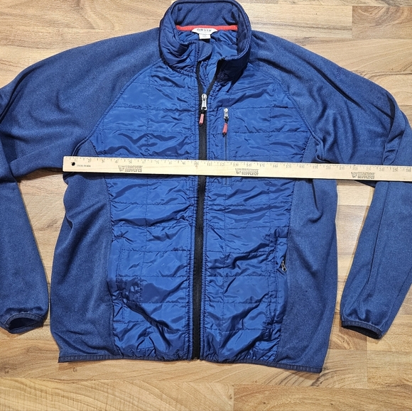 Orvis Quilted Hybrid Jacket Blue Men’s Large Full Zip - Picture 5 of 10